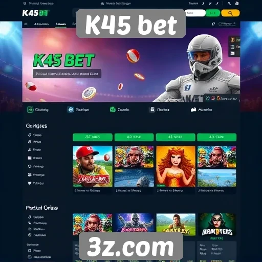 Acessibilidade e usabilidade no site K45 bet