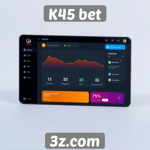 Interface do K45 bet é intuitiva e fácil de navegar